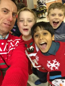 It was Christmas jumper night at Scouts