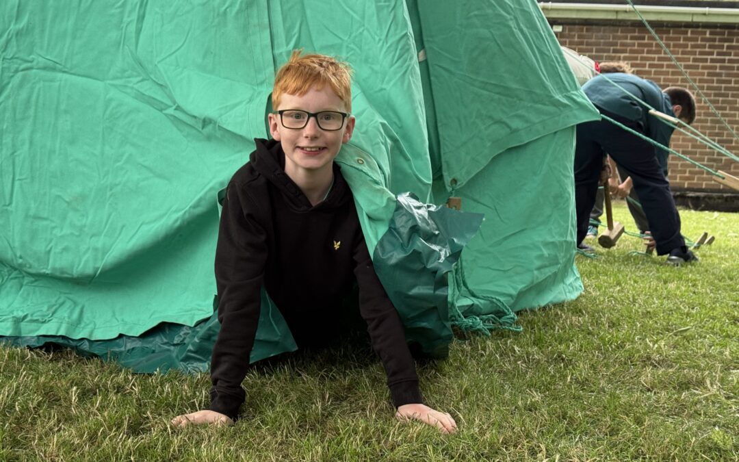 Scout preps for camp